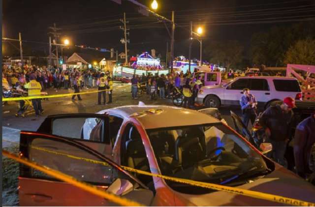 Dozens injured as truck plows into parade crowd in New Orleans 